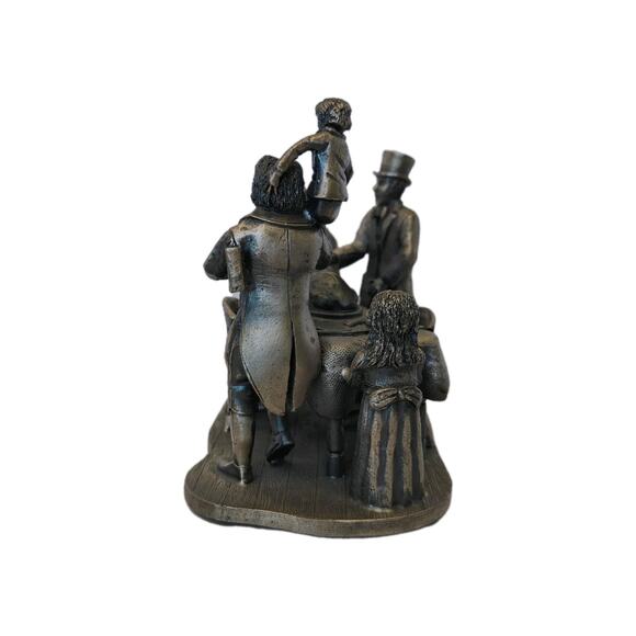 Tudor Mint Christmas Carol Pewter Figurine The Happy Ending Signed 706/5000 - Picture 2 of 14